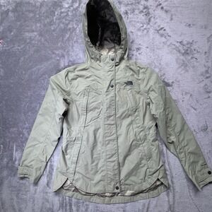Women's North Face Jacket M Fatigue Green Camo Lining‎ Hoodie